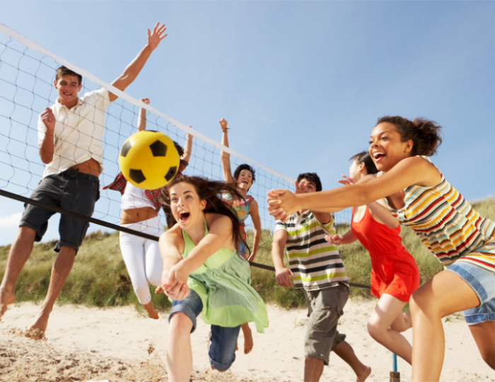 Пляжный волейбол - Эко-отель «Лепота»