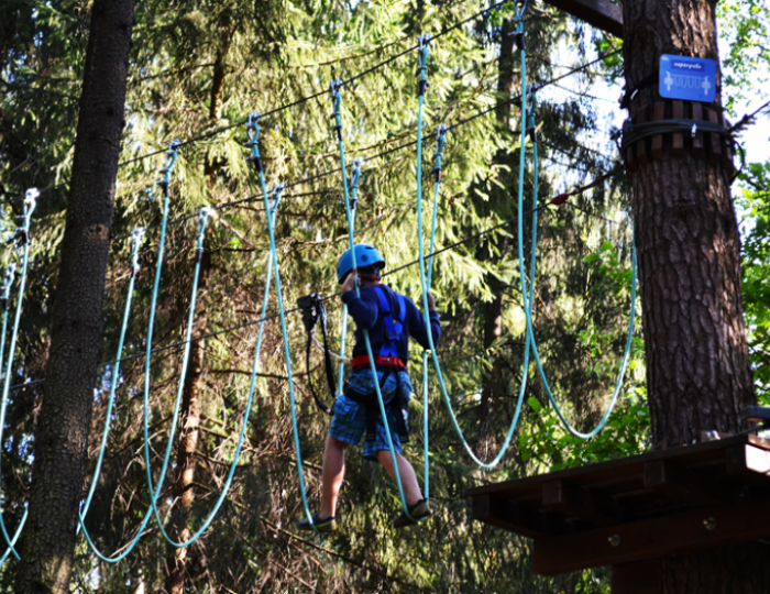 Веревочный городок - Эко-отель «Лепота»