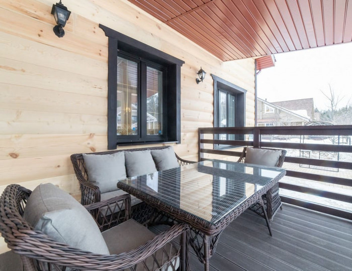 Таунхаус с электрическим камином - Эко-отель «Лепота»