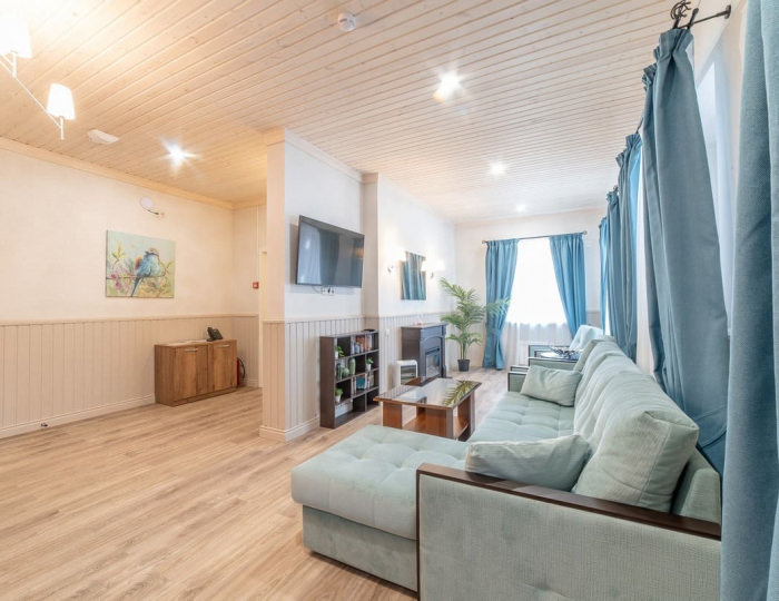 Таунхаус с электрическим камином - Эко-отель «Лепота»