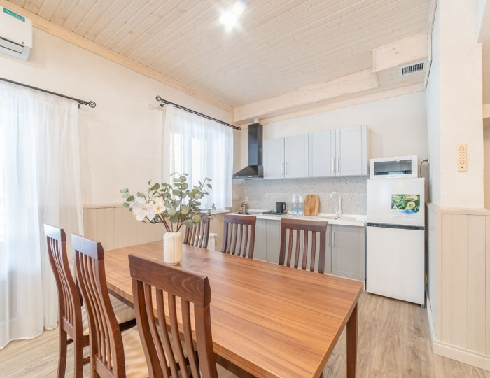 Таунхаус с электрическим камином - Эко-отель «Лепота»