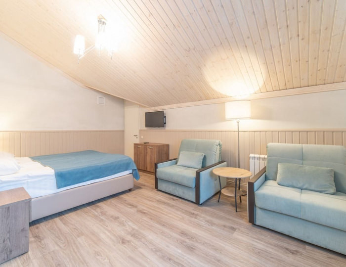 Таунхаус с электрическим камином - Эко-отель «Лепота»