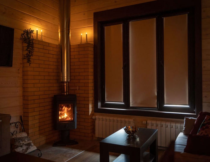 Дуплекс с камином - Эко-отель «Лепота»