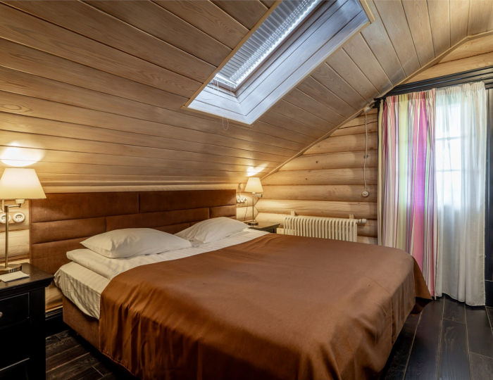 Стандарт 2-мест.с мансардным окном и балконом - Эко-отель «Лепота»