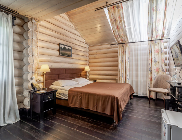 Стандарт 2-мест.с мансардным окном и балконом - Эко-отель «Лепота»