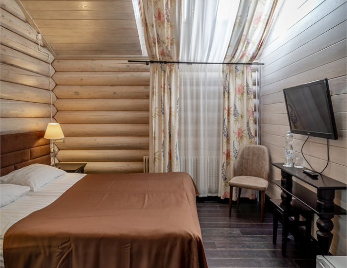 Стандарт 2-мест.с мансардным окном и балконом - Эко-отель «Лепота»