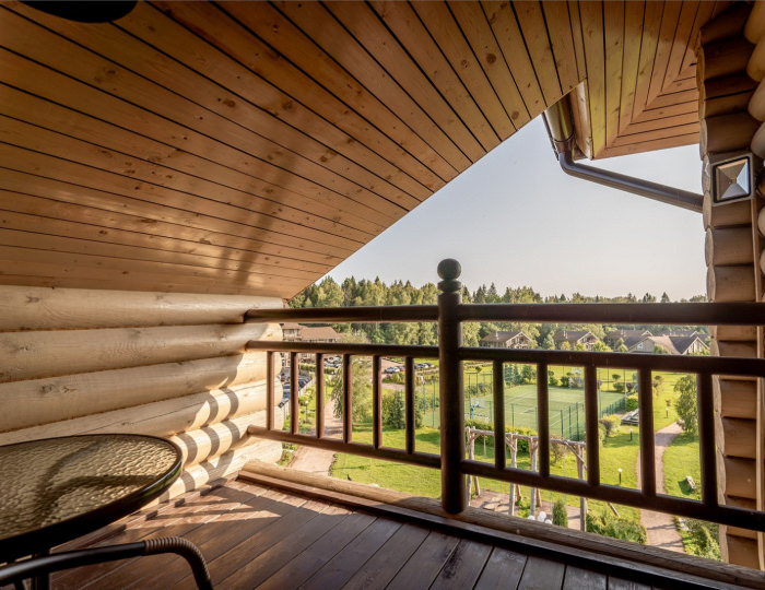 Стандарт 2-мест.с мансардным окном и балконом - Эко-отель «Лепота»