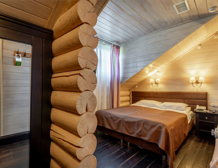 Стандарт с мансардным окном - Эко-отель «Лепота»