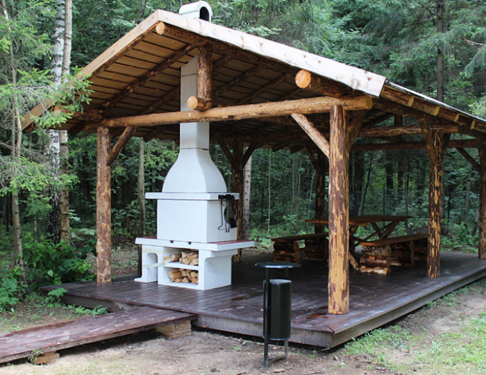 Уютные беседки с барбекю - Эко-отель «Лепота» Уютные беседки с барбекю - Эко-отель «Лепота»
